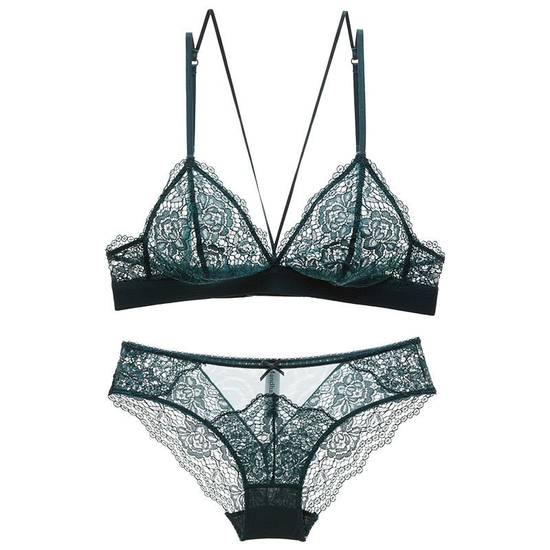Women’s 3/4 Cup Push-Up Bra Lingerie Set – Adjustable VS Style