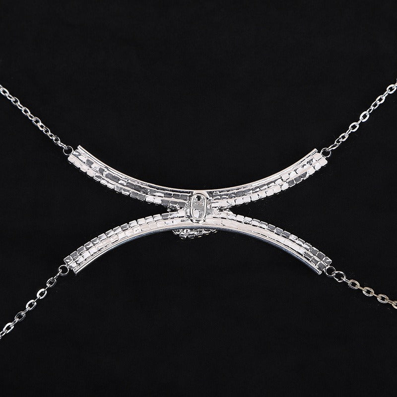 Water Droplet Claw Chain – Sexy Bikini Body & Chest Jewelry