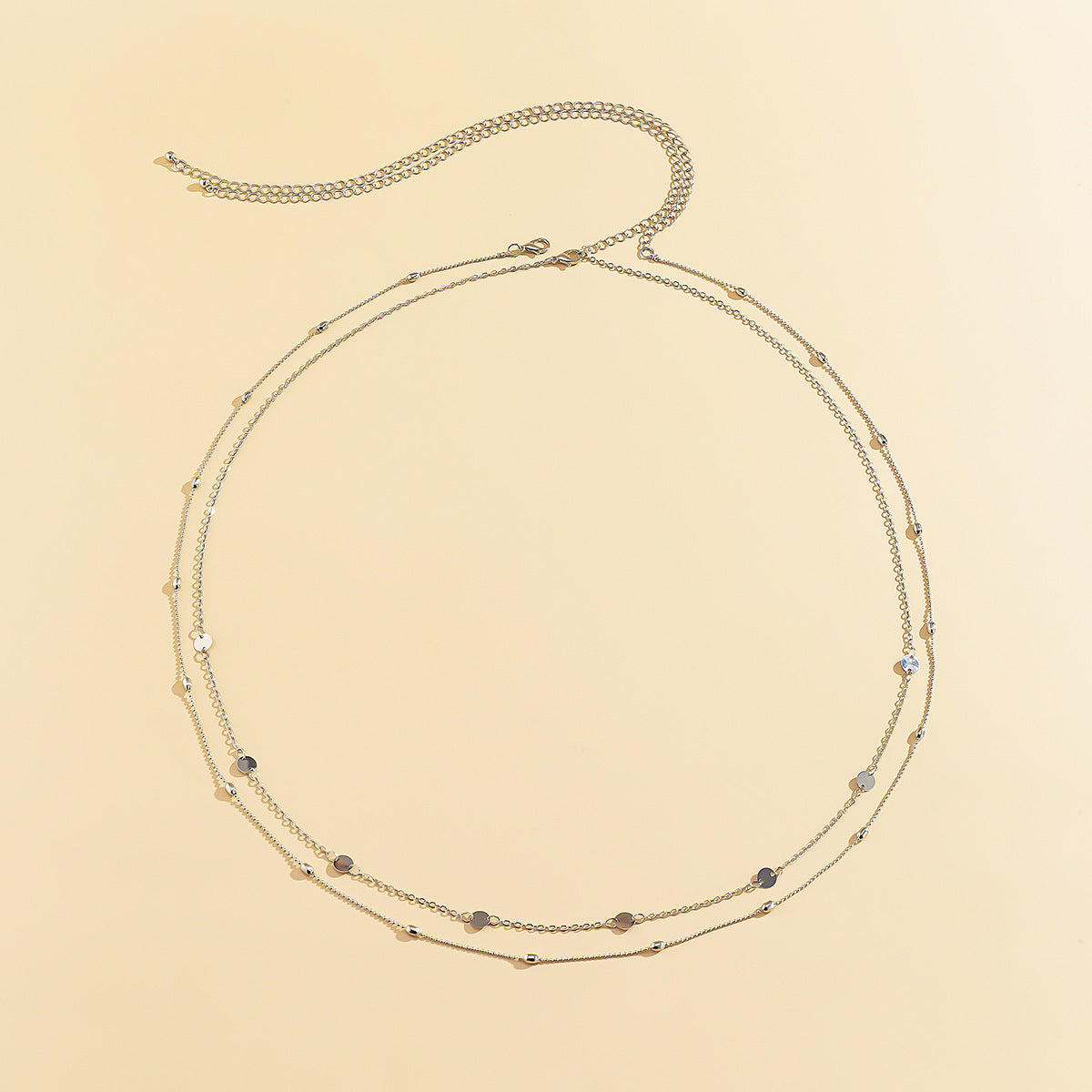 Retro Double-Layer Geometric Metal Waist Chain – Sexy Street Body Jewelry