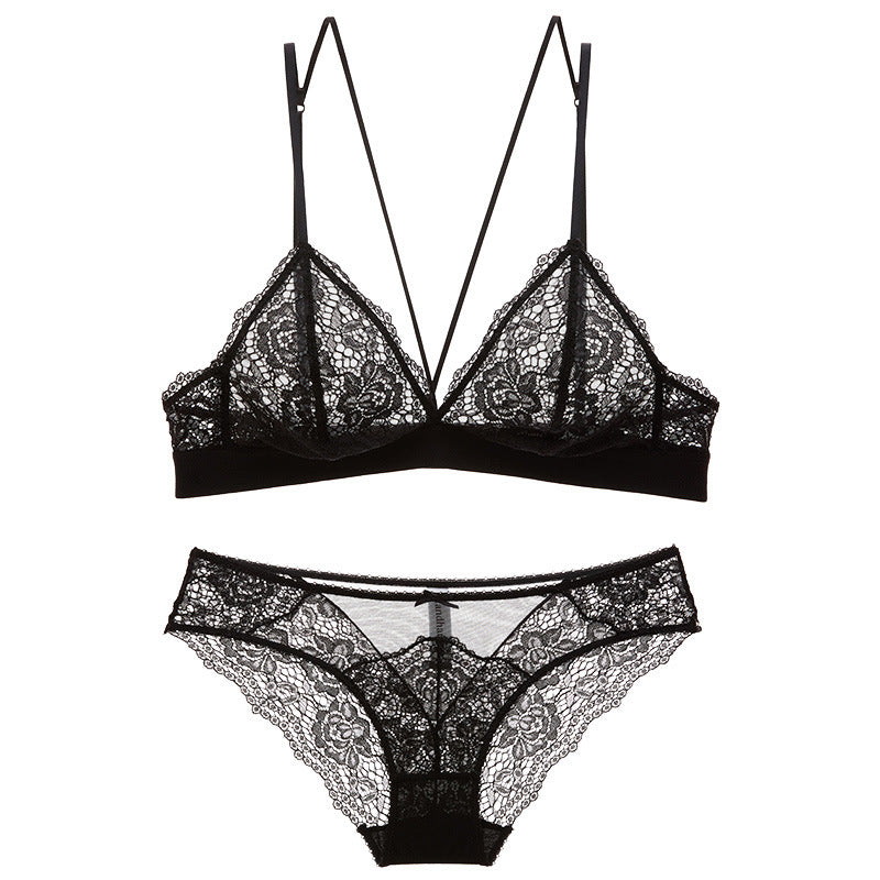 Women’s 3/4 Cup Push-Up Bra Lingerie Set – Adjustable VS Style
