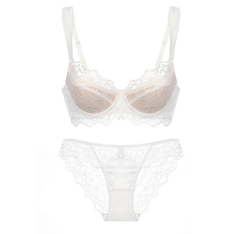 Eyelash Lace Minimizer Bra Set – Sexy Plus Size Lingerie