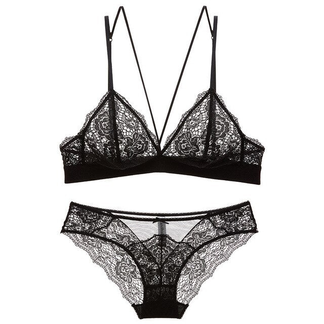 Women’s 3/4 Cup Push-Up Bra Lingerie Set – Adjustable VS Style