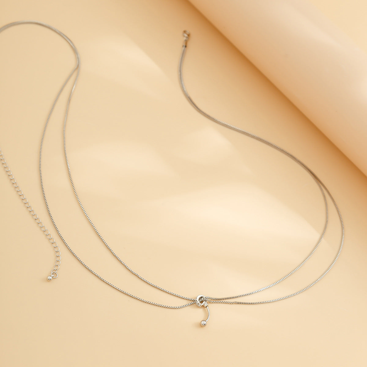 Double-Layer Thin Chain Waist Body Jewelry – Versatile Metal Style