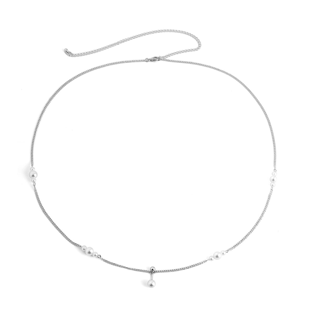 Zircon Pearl Tassel Navel Body Chain – Sexy Waist Jewelry