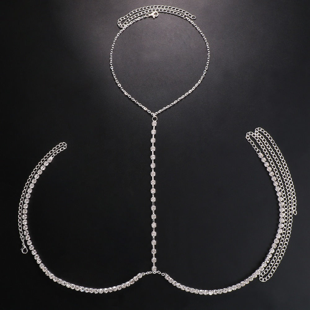 Rhinestone Chest Holder Body Chain – European Fashion Jewelry
