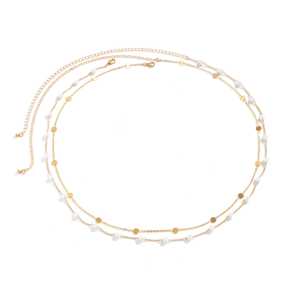 Double-Layer Sequin Waist Chain – Pearl Beach Body Jewelry