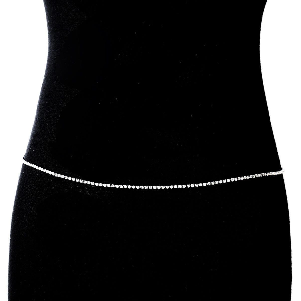 Summer Bikini Rhinestone Waist Chain – Sexy Body Jewelry