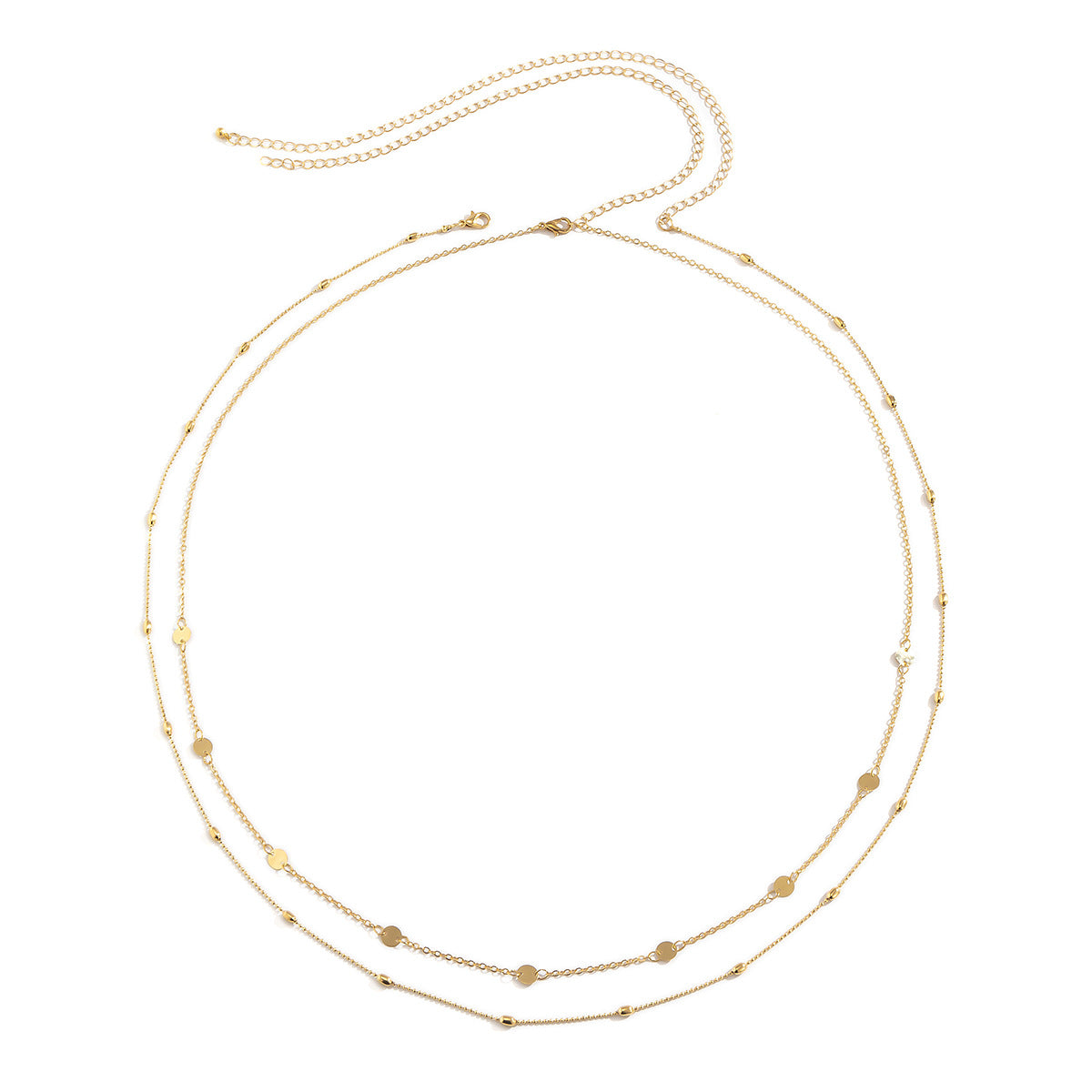 Retro Double-Layer Geometric Metal Waist Chain – Sexy Street Body Jewelry
