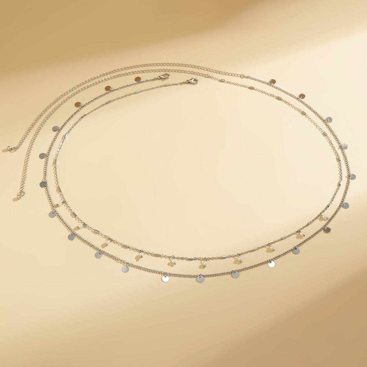 Double-Layer Sequin Waist Chain – Pearl Beach Body Jewelry