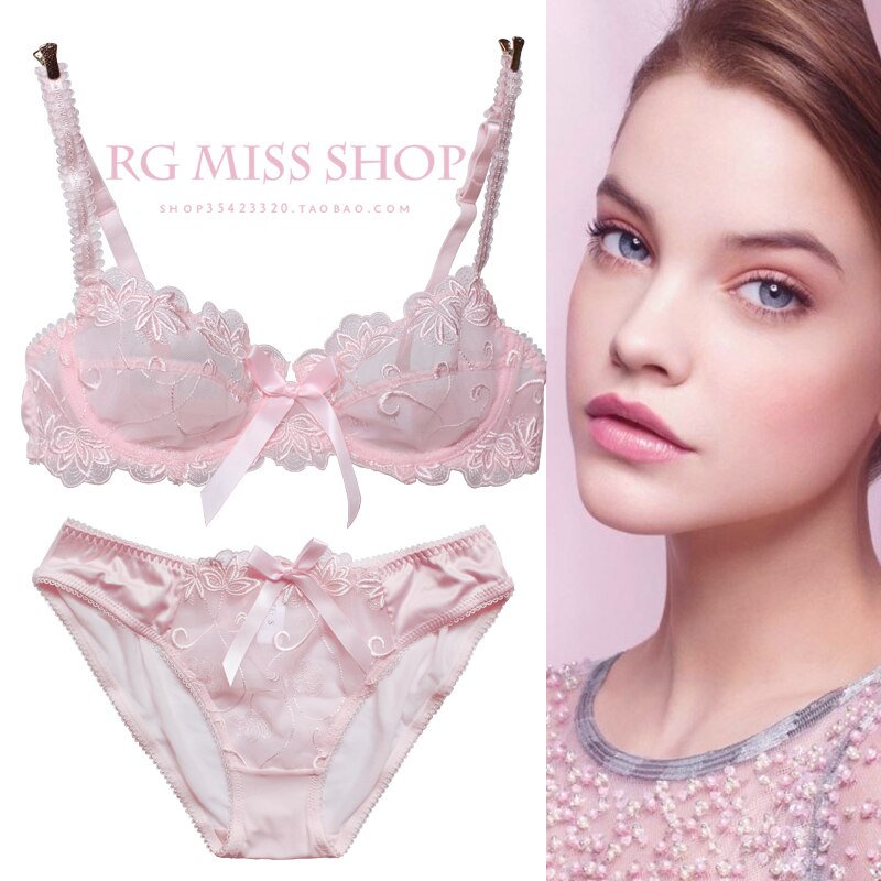 Transparent Lace Bra & Panty Set – Plus Size Sexy Lingerie