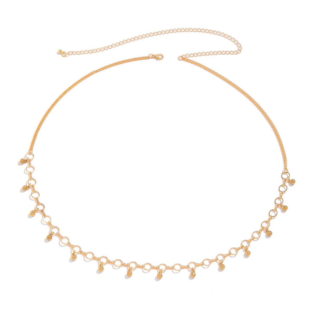 Minimalist Round Bead Waist Chain Sexy Single-Layer Body Chain