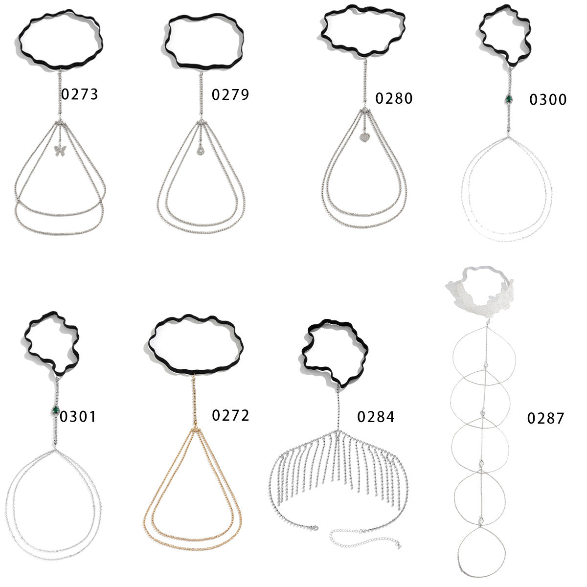 Lolita Lace Thigh Chain – Sexy Fringe Rhinestone Body Jewelry
