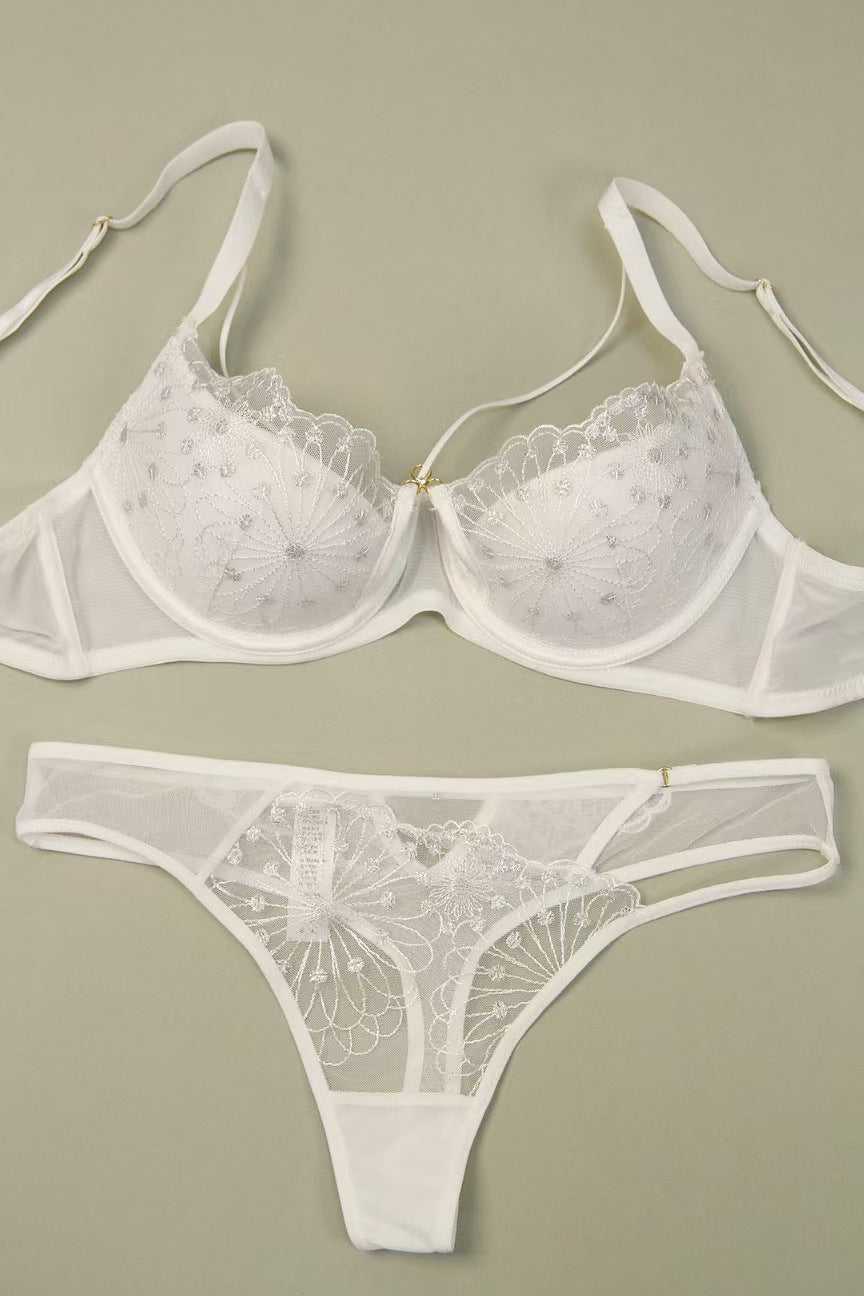 Summer Large Bust Minimizer Bra Set with Side Support & Soft Underwire