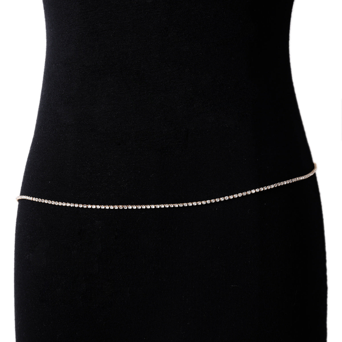 Summer Bikini Rhinestone Waist Chain – Sexy Body Jewelry