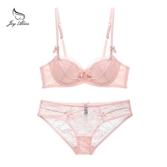 Adjustable Lace Push-Up Bra & Panty Set – Women’s Lingerie