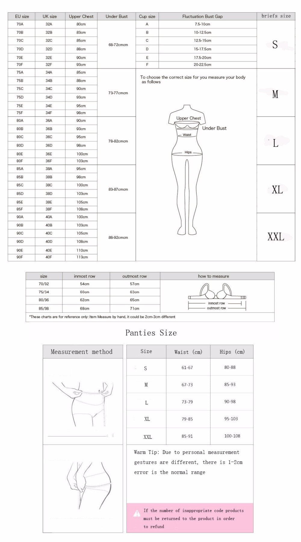Transparent Lace Bra & Panty Set – Plus Size Sexy Lingerie