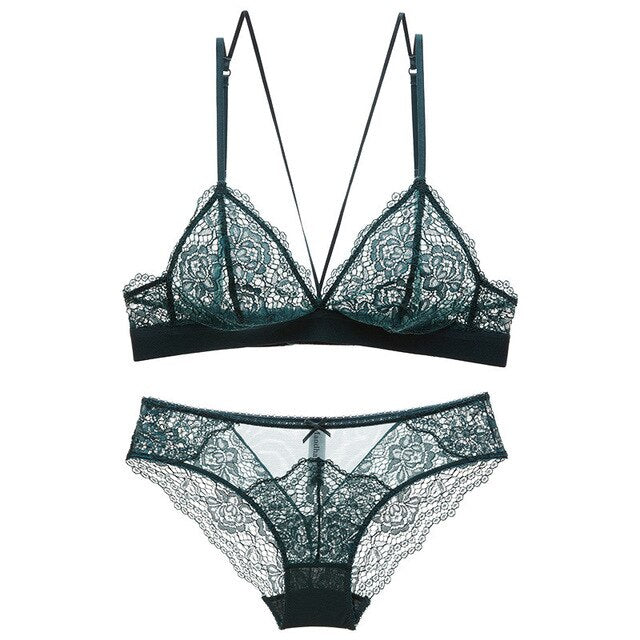 Women’s 3/4 Cup Push-Up Bra Lingerie Set – Adjustable VS Style