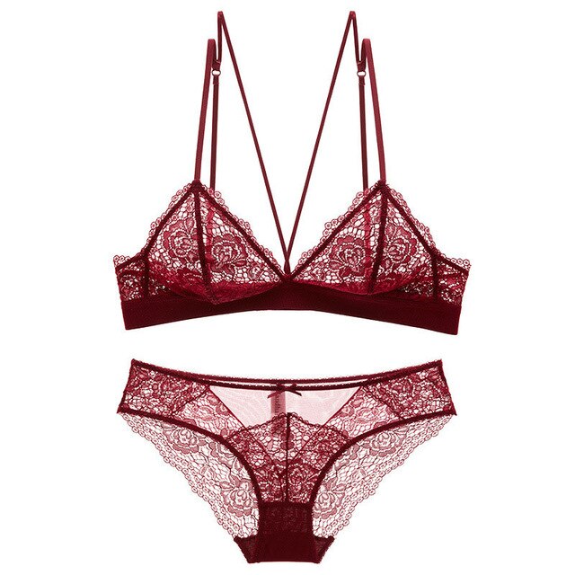 Women’s 3/4 Cup Push-Up Bra Lingerie Set – Adjustable VS Style