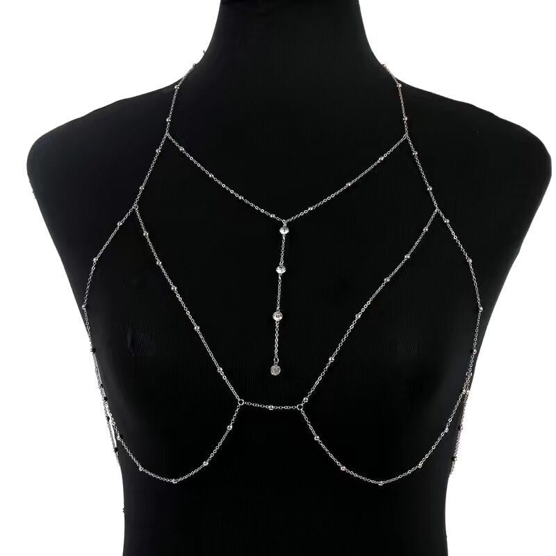 Sexy Chest & Clavicle Body Chain Necklace – Women’s Bikini Jewelry