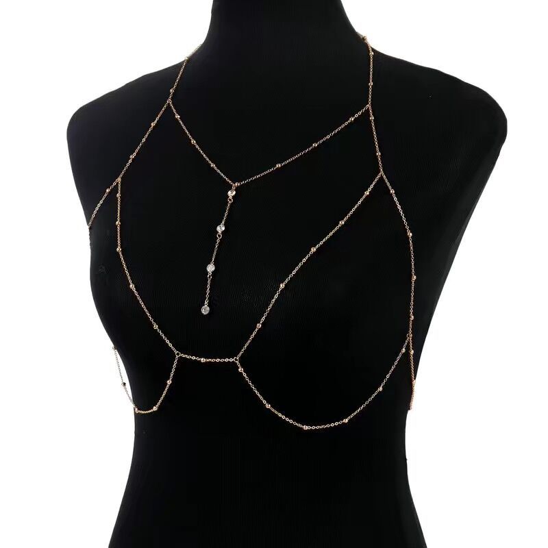 Sexy Chest & Clavicle Body Chain Necklace – Women’s Bikini Jewelry