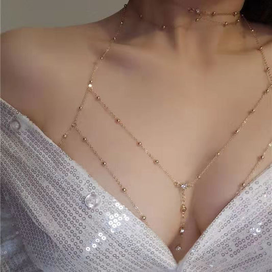 Sexy Full Body Chain Necklace – Beach & Bikini Jewelry