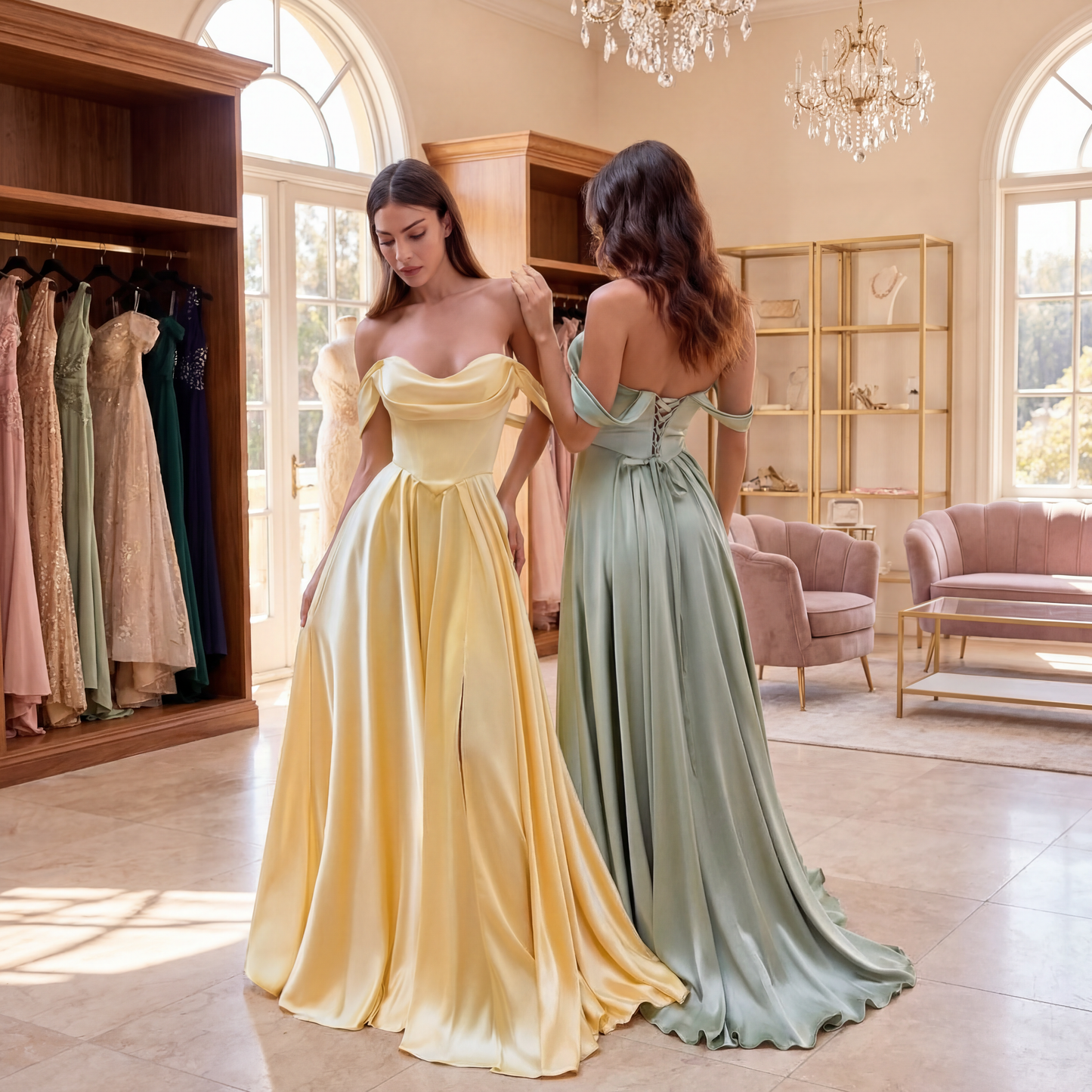 Strapless Sweetheart A-Line Dress